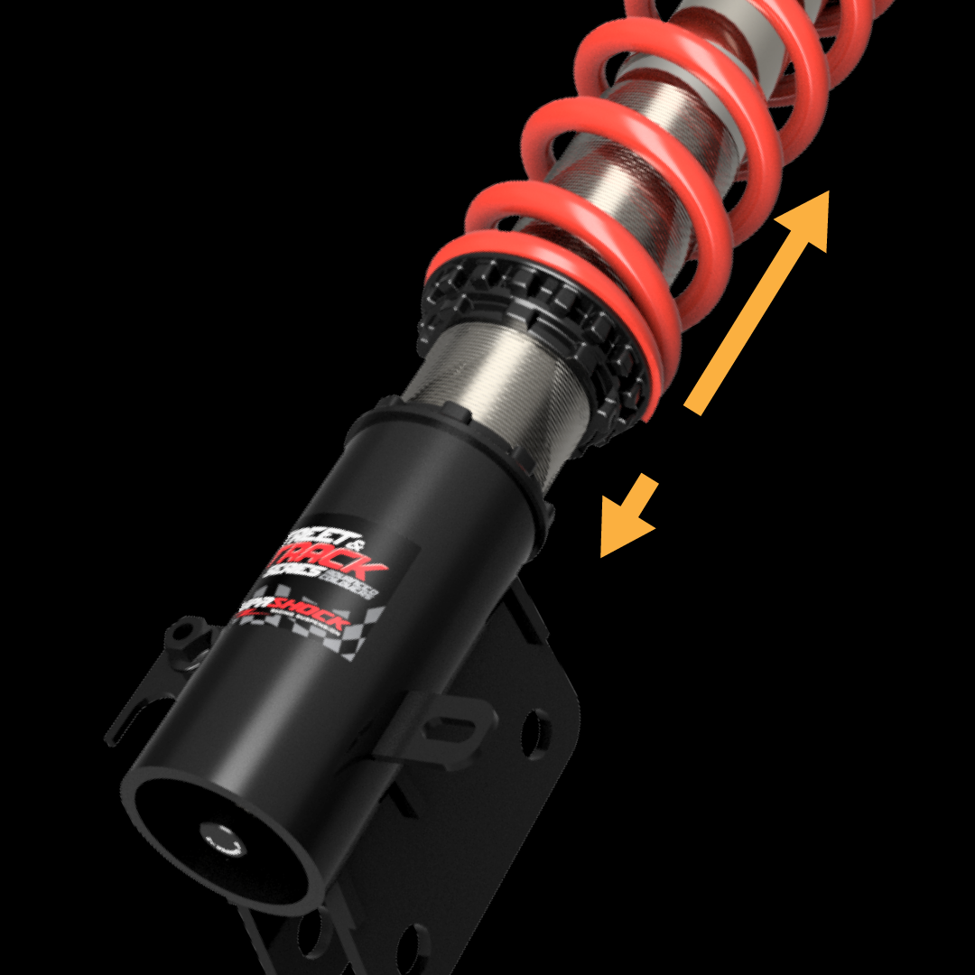 REV9 Hyper-Street ONE Coilover Kit For Infiniti G37 Coupe & Sedan RWD (2008-2013) – 16-Level Adjustable
